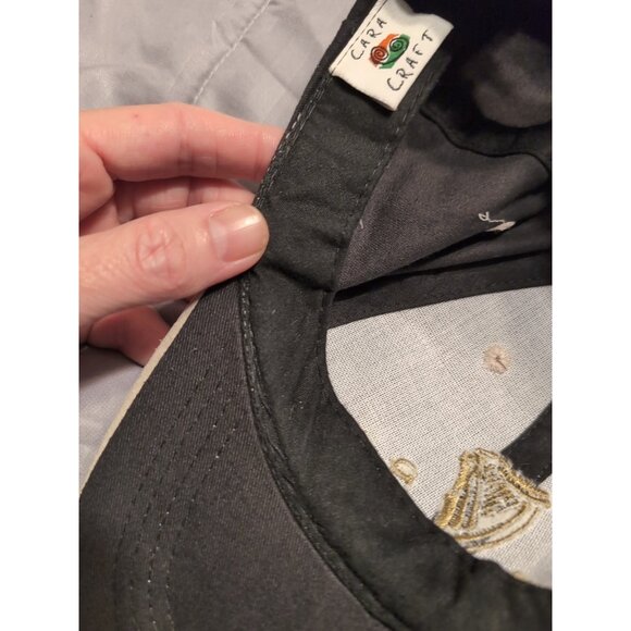 Cara Craft Ireland Black Suede Bill Hat Adjustable - Picture 5 of 7